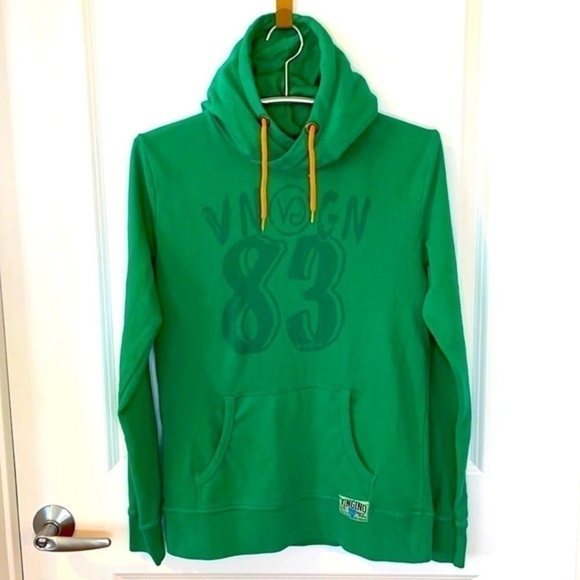 VINGINO INC. | NWT Youth Size 16 Vivid Green Hooded Sweatshirt Size 16 - Picture 3 of 12